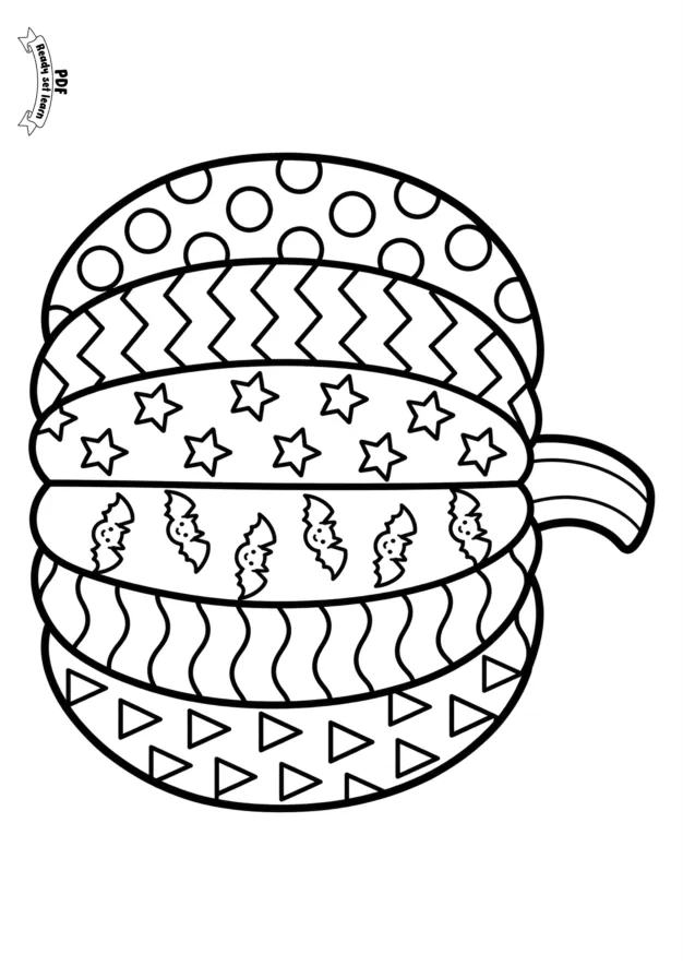 Halloween coloring printable page 7 of 7